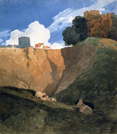 La cava di marna, c.1809-10 da John Sell Cotman